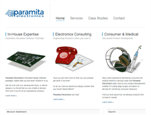 Tablet Screenshot of paramita-electronics.com